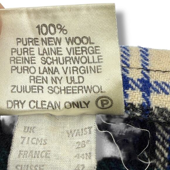 Laird Portch Of Scotland Tartan Plaid Wool Kilt Skirt Size Small 26" - Picture 5 of 5